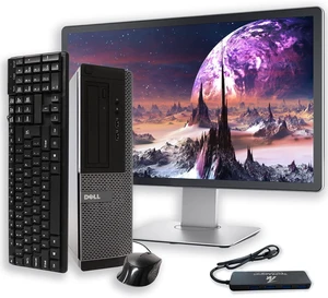 TM Desktop Computer PC Small Form Factor Intel Core i5-4th Gen, 8 GB RAM, 1 TB SDD, Keyboard and Mouse, Wi-Fi Bluetooth, New 24 Monitor, 4 in 1 USB Hub, 16 GB Flash Drive Windows 11 TM Desktop Computer PC Small Form Factor Intel Core i5-4th Gen, 8 GB RAM, 1 TB SDD, Keyboard and Mouse, Wi-Fi Bluetooth, New 24 Monitor, 4 in 1 USB Hub, 16 GB Flash Drive Windows 11