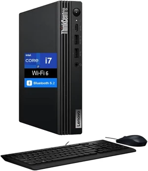 LenovoThinkCentre M70Q Gen 5 Tiny Desktop, Intel Core i7-14700T, 16GB/32GB/64GB DDR5, 512GB/1TB/2TB/4TB SSD, Wi-Fi 6E, BT 5.3, Win 11 Pro