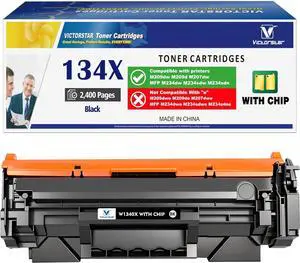 134X W1340X ( 134A W1340A ) with CHIP Compatible Toner Cartridge High Capacity Black for M207 M207dw M209 M209dw M209d M234 M234dw M234sdw M234sdn Printer, Incompatible with Printers Ending in 'e' 134X W1340X ( 134A W1340A ) with CHIP Compatible Toner Cartridge High Capacity Black for M207 M207dw M209 M209dw M209d M234 M234dw M234sdw M234sdn Printer, Incompatible with Printers Ending in 'e'
