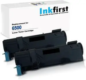 2 Inkfirst Compatible Black Toner Cartridges Replacement for Xerox Phaser 6500 WorkCentre 6505 106R01597 / 106R1597 2 Inkfirst Compatible Black Toner Cartridges Replacement for Xerox Phaser 6500 WorkCentre 6505 106R01597 / 106R1597