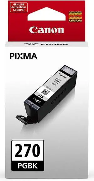 Canon PGI-270 Ink Cartridge Black - 2 Pack in Retail Packing Canon PGI-270 Ink Cartridge Black - 2 Pack in Retail Packing