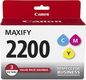 CanonInk MAXIFY PGI-2200 3Color Multi Pack Ink CanonInk MAXIFY PGI-2200 3Color Multi Pack Ink