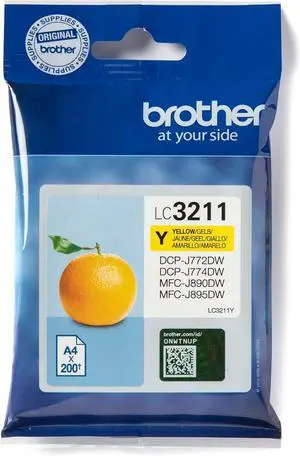 Brother LC3211Y Yellow - 200 Pages DCPJ772DW / DCPJ774DW, LC3211Y (DCPJ772DW / DCPJ774DW) Brother LC3211Y Yellow - 200 Pages DCPJ772DW / DCPJ774DW, LC3211Y (DCPJ772DW / DCPJ774DW)