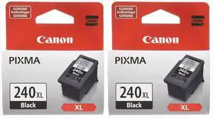 Canon QmrhP Cartridge, PG-240XL Black (2 Pack) Canon QmrhP Cartridge, PG-240XL Black (2 Pack)
