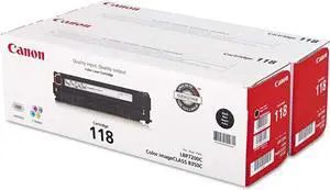 2662b004 (118) Toner, Black, 2/pk 2662b004 (118) Toner, Black, 2/pk