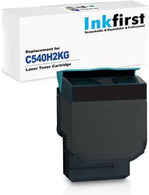 High Yield Inkfirst Black Toner Cartridge C540 BK (C540H2KG) Compatible Remanufactured for Lexmark X54x C54x C540 Black X548de X548dte C540n C543dn C544dn C544dw C544n C546dtn X543dn X544dn X544dw High Yield Inkfirst Black Toner Cartridge C540 BK (C540H2KG) Compatible Remanufactured for Lexmark X54x C54x C540 Black X548de X548dte C540n C543dn C544dn C544dw C544n C546dtn X543dn X544dn X544dw