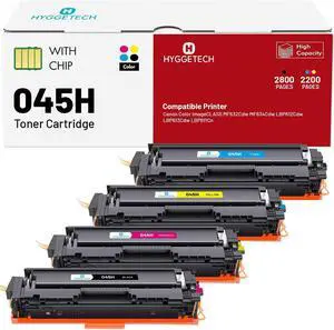 045H Toner Cartridges with Chip Replacement for Canon 045H CRG-045H CRG-045 Work with Canon Color ImageCLASS MF632Cdw MF634Cdw LBP612Cdw LBP613Cdw MF632 MF634 Printer (045H BK/C/M/Y,4 Pack) 045H Toner Cartridges with Chip Replacement for Canon 045H CRG-045H CRG-045 Work with Canon Color ImageCLASS MF632Cdw MF634Cdw LBP612Cdw LBP613Cdw MF632 MF634 Printer (045H BK/C/M/Y,4 Pack)