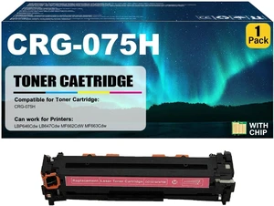 CRG-075H Toner Cartridge Compatible for Canon Magenta Toner Cartridges Work for Canon imageCLASS LBP646Cdw LB647Cdw MF662CdW MF663Cdw Printers CRG-075H Toner Cartridge Compatible for Canon Magenta Toner Cartridges Work for Canon imageCLASS LBP646Cdw LB647Cdw MF662CdW MF663Cdw Printers