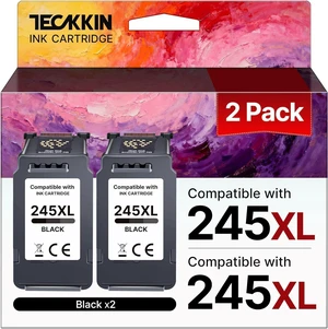 245XL Black Ink Cartridge 2 Pack Compatible Replacement for 245XL Black Ink PG-245XL PG245 PG245XL for TS3420 MX492 TS3120 TR4520 TR4527 MX490 MG2525 MG2920 TS3320 TS3100 MG3020 Printer 245XL Black Ink Cartridge 2 Pack Compatible Replacement for 245XL Black Ink PG-245XL PG245 PG245XL for TS3420 MX492 TS3120 TR4520 TR4527 MX490 MG2525 MG2920 TS3320 TS3100 MG3020 Printer