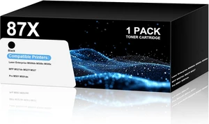 87X CF287X Toner Cartridge High Yield Replacement for HP 87A CF287A 87X CF287X Toner for Laser Enterprise M506dn M506n M506x MFP M527dn M527f M527 Pro M501 M501dn Series Printer (1 Black) 87X CF287X Toner Cartridge High Yield Replacement for HP 87A CF287A 87X CF287X Toner for Laser Enterprise M506dn M506n M506x MFP M527dn M527f M527 Pro M501 M501dn Series Printer (1 Black)