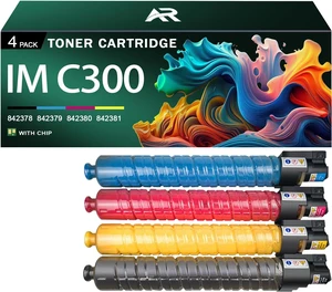 IMC300 Toner Cartridges Compatible for Ricoh 842378 842379 842380 842381 Toner Cartridge Replacement for Ricoh IMC300 IMC300F IMC400F IMC400SF Printer IMC300 Toner Cartridges Compatible for Ricoh 842378 842379 842380 842381 Toner Cartridge Replacement for Ricoh IMC300 IMC300F IMC400F IMC400SF Printer