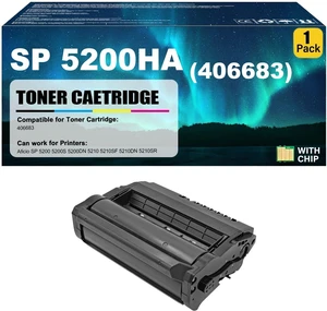 SP 5200HA Toner Cartridge Compatible for Ricoh 406683 Toner Cartridges Work for Ricoh Aficio SP 5200 5200S 5200DN 5210 5210SF 5210DN 5210SR Printers SP 5200HA Toner Cartridge Compatible for Ricoh 406683 Toner Cartridges Work for Ricoh Aficio SP 5200 5200S 5200DN 5210 5210SF 5210DN 5210SR Printers