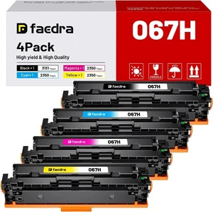 067H Toner Cartridges Set (with Chip) Replacement for Canon 067H 067 CRG-067 Toner Cartridges for Canon imageCLASS LBP632Cdw LBP633Cdw MF653Cdw MF654Cdw MF656Cdw Toner, 4-Pack 067H Toner Cartridges Set (with Chip) Replacement for Canon 067H 067 CRG-067 Toner Cartridges for Canon imageCLASS LBP632Cdw LBP633Cdw MF653Cdw MF654Cdw MF656Cdw Toner, 4-Pack