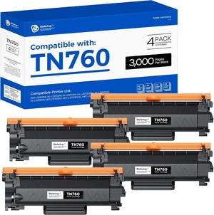 TN760 High Yield Toner Cartridges Replacement for TN 760 TN-760 TN730 Toner Compatible with MFC-2710DW HL-L2395DW DCP-L2550DW HL-L2370DW HL-L2690DW HL-L2390DW MFC-L2750DW Printers(4 Pack) TN760 High Yield Toner Cartridges Replacement for TN 760 TN-760 TN730 Toner Compatible with MFC-2710DW HL-L2395DW DCP-L2550DW HL-L2370DW HL-L2690DW HL-L2390DW MFC-L2750DW Printers(4 Pack)