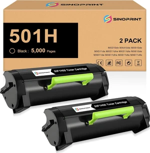 Toner Cartridge Replacement for Lexmark 50F1H00 501H for MS310d MS310dn MS312dn MS315dn MS410dn MS415dn MS510dn MS610dn Printer (5,000 Pages 2 Black) Toner Cartridge Replacement for Lexmark 50F1H00 501H for MS310d MS310dn MS312dn MS315dn MS410dn MS415dn MS510dn MS610dn Printer (5,000 Pages 2 Black)