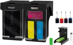 Regenerative 121XL Refillable Cartridge Compatible With HP Deskjet D2563 F4283 F2423 F2483 F2493 F4213 F4275 Printers With(1set With ink) Regenerative 121XL Refillable Cartridge Compatible With HP Deskjet D2563 F4283 F2423 F2483 F2493 F4213 F4275 Printers With(1set With ink)