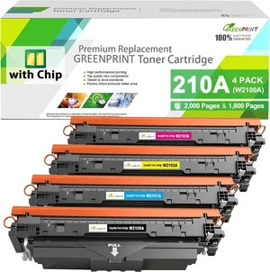 with CHIP 210A W2100A W2101A W2102A W2103A Compatible Toner Cartridges 4 Colors Set Standard Capacity for Pro 4201 4201dw 4201dn MFP 4301 4301dw 4301fdw 4301fdn Printer ( BK/C/M/Y ) with CHIP 210A W2100A W2101A W2102A W2103A Compatible Toner Cartridges 4 Colors Set Standard Capacity for Pro 4201 4201dw 4201dn MFP 4301 4301dw 4301fdw 4301fdn Printer ( BK/C/M/Y )