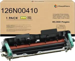 MasaiMara 126N00410 Fuser Compatible Fuser Unit Replacement for Xerox WorkCentre 3315 3315DN 3325 3325DNI 3335 3345 Phaser 3320 3330 Series Printer (1-Pack, 110V) MasaiMara 126N00410 Fuser Compatible Fuser Unit Replacement for Xerox WorkCentre 3315 3315DN 3325 3325DNI 3335 3345 Phaser 3320 3330 Series Printer (1-Pack, 110V)