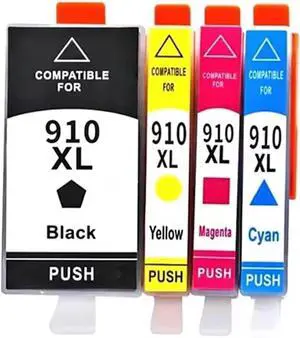 910 910XL Compatible Ink Cartridge,Compatible for HP Officejet Pro 8010 8020 8025 8028 8022 8024 8026 8012 8018 8031 8033 8034 8035 Printer(1 Set) 910 910XL Compatible Ink Cartridge,Compatible for HP Officejet Pro 8010 8020 8025 8028 8022 8024 8026 8012 8018 8031 8033 8034 8035 Printer(1 Set)