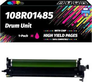Compatible with Xerox 108R01485 108R01486 108R01487 108R01488 Drum Unit Work for Xerox Versalink C600N C605X C605XF C605XP C605XTF Printers (1 Pack Magenta) Compatible with Xerox 108R01485 108R01486 108R01487 108R01488 Drum Unit Work for Xerox Versalink C600N C605X C605XF C605XP C605XTF Printers (1 Pack Magenta)