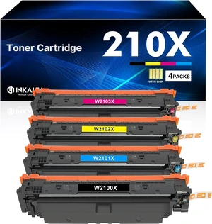 210X W2100X Toner Cartridges High Yield Compatible for HP 210X 210A W2100A Compatible for HP Color Laser Pro 4201dn 4201dw MFP 4301fdw 4301fdn Printer Ink (4P,Black Cyan Yellow Magenta) 210X W2100X Toner Cartridges High Yield Compatible for HP 210X 210A W2100A Compatible for HP Color Laser Pro 4201dn 4201dw MFP 4301fdw 4301fdn Printer Ink (4P,Black Cyan Yellow Magenta)