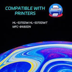 High Yield TN650 Toner Cartridge Compatible for Brother HL-5370DW HL-5370DWT MFC-8480DN Printers, Clearly Print (1 Pack Black) High Yield TN650 Toner Cartridge Compatible for Brother HL-5370DW HL-5370DWT MFC-8480DN Printers, Clearly Print (1 Pack Black)