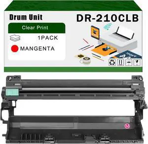 Compatible for Brother DR-210CLBK DR-210CLC DR-210CLM DR-210CLY Drum Unit HL-3045CN 3070CW 3075CW Printers, High Yield 25000 Pages Bright Clear Colors (1 Pack Magenta) Compatible for Brother DR-210CLBK DR-210CLC DR-210CLM DR-210CLY Drum Unit HL-3045CN 3070CW 3075CW Printers, High Yield 25000 Pages Bright Clear Colors (1 Pack Magenta)