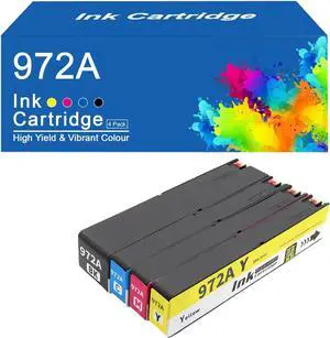 972A Ink Cartridges Compatible for HP 972A BK 972A C 972A M 972A Y Ink Cartridge for HP Pagewide 352dw 377dw 452dw 452dn 477dw 477dn 552dw 577dw 577z P55250dw P57750 972A Ink Cartridges Compatible for HP 972A BK 972A C 972A M 972A Y Ink Cartridge for HP Pagewide 352dw 377dw 452dw 452dn 477dw 477dn 552dw 577dw 577z P55250dw P57750