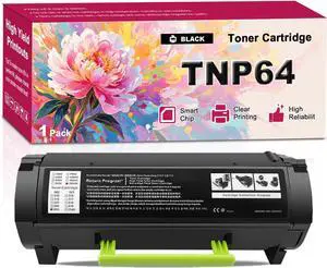 TNP64 TNP-64 Toner Cartridge Compatible Replacement for Konica Minolta Bizhub 4052 4752 Printers, High Yield 25,000 Pages 1Pack TNP64 TNP-64 Toner Cartridge Compatible Replacement for Konica Minolta Bizhub 4052 4752 Printers, High Yield 25,000 Pages 1Pack