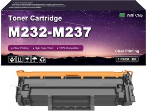 M232-M237 Black Toner Cartridge Replacement (with Chip) for HP M232-M237 M232e-M237e Printers High Yield 1400 Pages M232-M237 Black Toner Cartridge Replacement (with Chip) for HP M232-M237 M232e-M237e Printers High Yield 1400 Pages