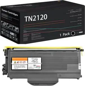 Compatible with Brother TN2120 Toner Cartridges Work for Brother DCP-7030 HL-2140 MFC-7320 DCP-7040 HL-2150N MFC-7440N DCP-7045N HL-2170W Printers (1 Pack Black) Compatible with Brother TN2120 Toner Cartridges Work for Brother DCP-7030 HL-2140 MFC-7320 DCP-7040 HL-2150N MFC-7440N DCP-7045N HL-2170W Printers (1 Pack Black)