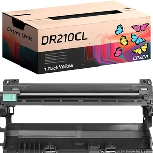 Compatible for Brother DR210CL Drum Unit Work for Brother MFC-9120CN MFC-9125CN MFC-9320CW MFC-9325CW Printers, with Chip, High Yield 25000 Pages, Clear Printing (1 Pack Yellow) Compatible for Brother DR210CL Drum Unit Work for Brother MFC-9120CN MFC-9125CN MFC-9320CW MFC-9325CW Printers, with Chip, High Yield 25000 Pages, Clear Printing (1 Pack Yellow)