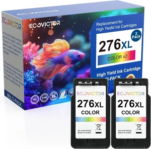 EcoVictor 276XL Compatible Ink Cartridges Replacement for Canon CL 276 XL CL-276 CL-276XL Color Ink Cartridge (2-Pack) for PIXMA TS3520 TS3522 TS3500 TR4720 TR4700 TR4722 TS3720 TS3722 TS3700 Printers EcoVictor 276XL Compatible Ink Cartridges Replacement for Canon CL 276 XL CL-276 CL-276XL Color Ink Cartridge (2-Pack) for PIXMA TS3520 TS3522 TS3500 TR4720 TR4700 TR4722 TS3720 TS3722 TS3700 Printers