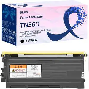 TN360 Toner Cartridge Compatible for Brother DCP-7030 DCP-7040 MFC-7840W Printers, with Chip, High Yield 3000 Pages, Vivid Colors (Black) TN360 Toner Cartridge Compatible for Brother DCP-7030 DCP-7040 MFC-7840W Printers, with Chip, High Yield 3000 Pages, Vivid Colors (Black)