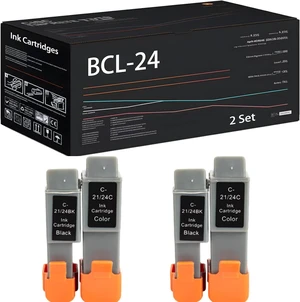 BCL-24 Ink Cartridges Compatible for Canon i255 i320 i350 i355 i360 i450 i455 i470D i475D Imageclass MP-360 MP-370 MP-390 Printers (2 Set) BCL-24 Ink Cartridges Compatible for Canon i255 i320 i350 i355 i360 i450 i455 i470D i475D Imageclass MP-360 MP-370 MP-390 Printers (2 Set)