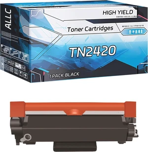 Compatible for Brother TN2420 Toner Cartridges Work for Brother DCP-L2510D DCP-L2530DW DCP-L2550D HL-L2310D HL-L2350DW HL-L2370DN Printers, with Chip, High Yield 4000 Pages, Clear Printing (Black) Compatible for Brother TN2420 Toner Cartridges Work for Brother DCP-L2510D DCP-L2530DW DCP-L2550D HL-L2310D HL-L2350DW HL-L2370DN Printers, with Chip, High Yield 4000 Pages, Clear Printing (Black)