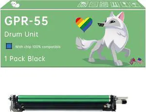 GPR-55 Drum Unit Compatible with Canon IR ADV C5535 C5540 C5550 C5560 IR-ADV DX C5735 C5740 C5750 C5760 Printers, Enhanced Durability, Ideal for High-Volume Printing (1 Pack Black) GPR-55 Drum Unit Compatible with Canon IR ADV C5535 C5540 C5550 C5560 IR-ADV DX C5735 C5740 C5750 C5760 Printers, Enhanced Durability, Ideal for High-Volume Printing (1 Pack Black)