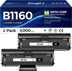 Compatible Toner Cartridge Replacement for Dell B1160 Toner Cartridge to Use with Dell B1160 B1160w B1163w B1165nfw Mono Laser Printers Ink Black 2-Pack YK1PM 331-7335 HF44N HF442 All-in-One Copier Compatible Toner Cartridge Replacement for Dell B1160 Toner Cartridge to Use with Dell B1160 B1160w B1163w B1165nfw Mono Laser Printers Ink Black 2-Pack YK1PM 331-7335 HF44N HF442 All-in-One Copier