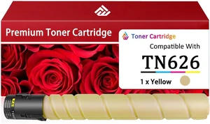 TN626 Toner Cartridge Compatible for Konica Minolta TN-626 ACV1230 Yellow Toner Cartridges Work for Konica Minolta Bizhub C450i C550i C650i Printers TN626 Toner Cartridge Compatible for Konica Minolta TN-626 ACV1230 Yellow Toner Cartridges Work for Konica Minolta Bizhub C450i C550i C650i Printers