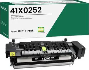 41X0252 Fuser Unit Replacement for Lexmark 41X0252 Fuser Unit for CS720 CS725 CX725 C4150 XC4140 XC4150 Printer Fuser, 110-120V, Type 00, 150000 Yield 41X0252 41X0252 Fuser Unit Replacement for Lexmark 41X0252 Fuser Unit for CS720 CS725 CX725 C4150 XC4140 XC4150 Printer Fuser, 110-120V, Type 00, 150000 Yield 41X0252