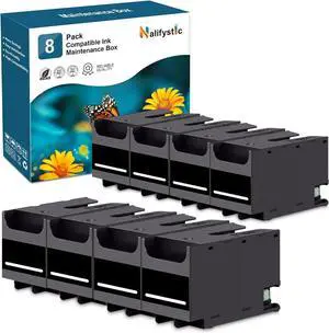 T6715 T6716 Ink Maintenance Box Cartridge Replacement for Workforce Pro WF-3820 WF-4820 EC-4020 WF-4830 WF-4720 WF-4834 WF-4734 WF-4730 WF-4740 EC-4030 WF-M5799 WF-C5710 (8-Pack) T6715 T6716 Ink Maintenance Box Cartridge Replacement for Workforce Pro WF-3820 WF-4820 EC-4020 WF-4830 WF-4720 WF-4834 WF-4734 WF-4730 WF-4740 EC-4030 WF-M5799 WF-C5710 (8-Pack)