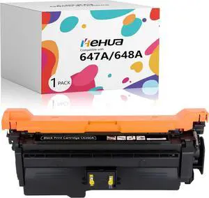 hehua Compatible 647A CE260A Black Toner Cartridge Replacement for HP 647A Toner Cartridge CE260A for Color Laserjet Enterprise CM4540 MFP,CP4025 CP5024 CP4525 Series Printer (1 Pack,8,500 Pages) hehua Compatible 647A CE260A Black Toner Cartridge Replacement for HP 647A Toner Cartridge CE260A for Color Laserjet Enterprise CM4540 MFP,CP4025 CP5024 CP4525 Series Printer (1 Pack,8,500 Pages)