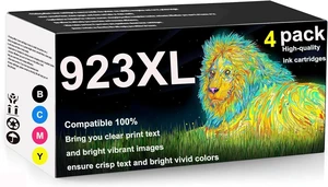 923XL Latest Upgrade High Yield Compatible Ink Cartridges Combo Pack Replacement for HP 923XL Use for Officejet Pro 8120 8123 8133 8122E 8124E 8125E 8130 8132E 8134E 8135E 8138E(Four Colors B C M Y) 923XL Latest Upgrade High Yield Compatible Ink Cartridges Combo Pack Replacement for HP 923XL Use for Officejet Pro 8120 8123 8133 8122E 8124E 8125E 8130 8132E 8134E 8135E 8138E(Four Colors B C M Y)