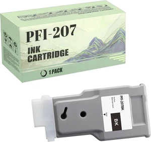 Replacement Compatible for Canon PFI-207 Ink Cartridges Work for IPF680 IPF685 IPF780 IPF785 Printer PFI-207BK Replacement Compatible for Canon PFI-207 Ink Cartridges Work for IPF680 IPF685 IPF780 IPF785 Printer PFI-207BK
