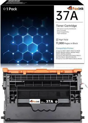 37A Black Toner Cartridge | Replacement for HP CF237A Toner Cartridge Works with Enterprise M607 M607n M607dn M608 M608n M608dn M608x M608dh M609 M609x M609dn M609dh M631 M632 M633 Printer 37A Black Toner Cartridge | Replacement for HP CF237A Toner Cartridge Works with Enterprise M607 M607n M607dn M608 M608n M608dn M608x M608dh M609 M609x M609dn M609dh M631 M632 M633 Printer