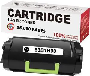 TonerParts Replacement 53B1H00, 53B0HA0 High Yield 25,000 Pages Toner Cartridge for Lexmark MS817, MS817N, MS817DN, MS818, MS818N, MS818DN Printers TonerParts Replacement 53B1H00, 53B0HA0 High Yield 25,000 Pages Toner Cartridge for Lexmark MS817, MS817N, MS817DN, MS818, MS818N, MS818DN Printers