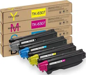 MasaiMara TK-8307 TK8307 High Yield Toner Cartridges Replacement for Kyocera Taskalfa 3050ci 3550ci 3051ci 3551ci Printer TK-8307K TK-8307C TK-8307M TK-8307Y Black, Cyan, Magenta, Yellow, 4-Pack MasaiMara TK-8307 TK8307 High Yield Toner Cartridges Replacement for Kyocera Taskalfa 3050ci 3550ci 3051ci 3551ci Printer TK-8307K TK-8307C TK-8307M TK-8307Y Black, Cyan, Magenta, Yellow, 4-Pack