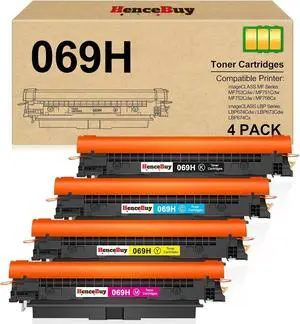Compatible 069H Toner Cartridges Set (4-Pack,BK/C/M/Y) Compatible 069H Toner Cartridges Set (4-Pack,BK/C/M/Y)