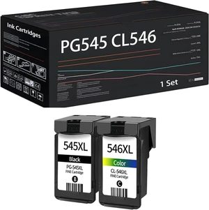 PG545 CL546 Ink Cartridges Compatible for Canon PIXMA TS3150 TS3151 TS3350 TS3351 TS3352 TS3451 TR4551 TR4650 TS3355 TS3400 Printers, with Chip, High Yield 600 Pages (1 Set) PG545 CL546 Ink Cartridges Compatible for Canon PIXMA TS3150 TS3151 TS3350 TS3351 TS3352 TS3451 TR4551 TR4650 TS3355 TS3400 Printers, with Chip, High Yield 600 Pages (1 Set)