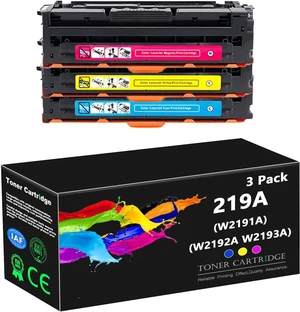 219A W2190A W2191A W2192A W2193A Toner Cartridge Replacement for HP 219A W2190A W2191A W2192A W2193A High Yield Toner Work for HP Color Pro 3202DW MF3302SDW MFP Printers(No Chip),Color 219A W2190A W2191A W2192A W2193A Toner Cartridge Replacement for HP 219A W2190A W2191A W2192A W2193A High Yield Toner Work for HP Color Pro 3202DW MF3302SDW MFP Printers(No Chip),Color